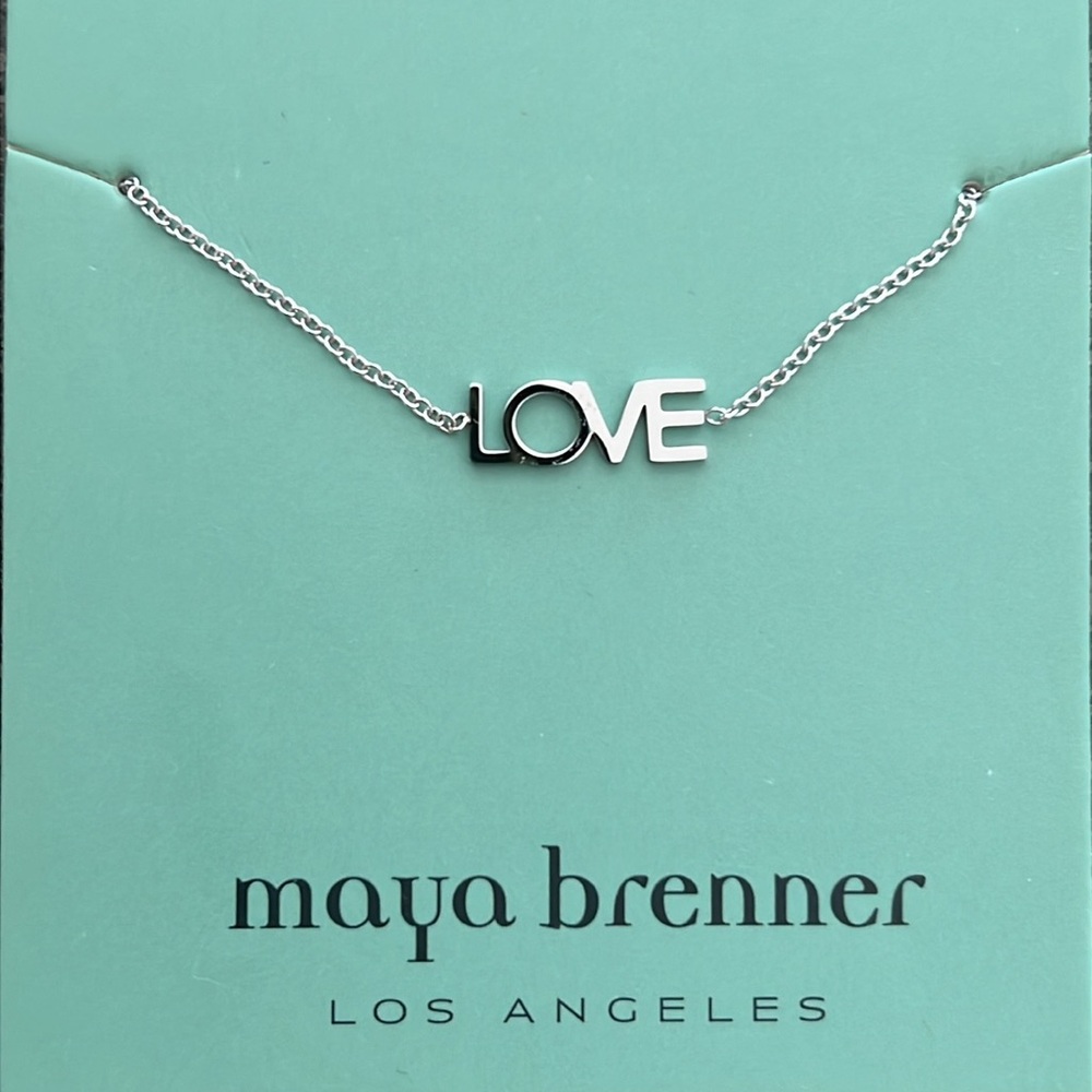 Maya Brenner Silver Love Bracelet NWT